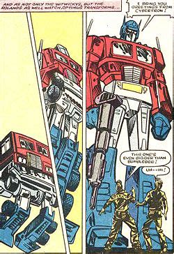 Optimus Prime (G1)/Marvel Comics continuity - Transformers Wiki