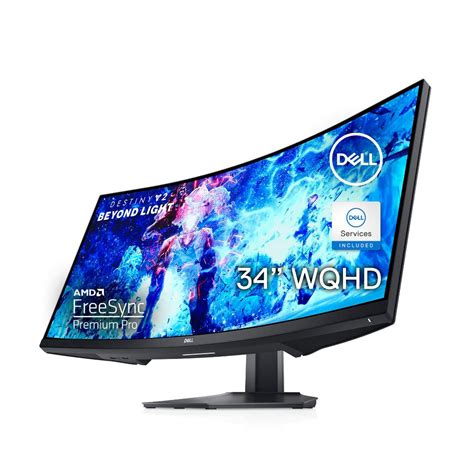 Dell Curved Gaming Monitor 34 Inch Curved Monitor with 144Hz Refresh ...