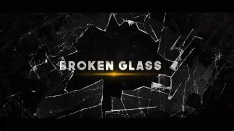 Broken Glass Logo ~ After Effects Project #206401706 | Pond5