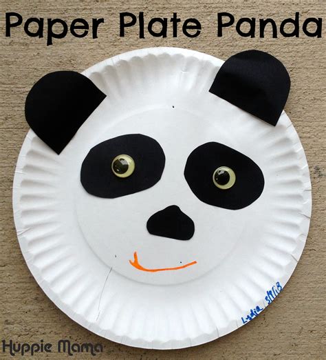 Paper Plate Panda | Zoo animals preschool crafts, Animal crafts for ...