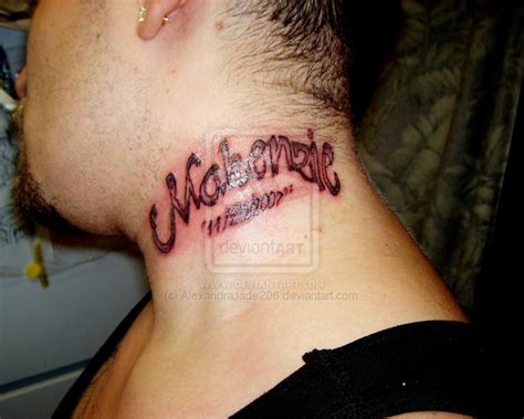 CR Tattoos Design: Neck Name Tattoos Designs Neck Pictures