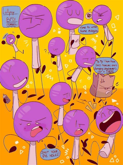 Lollipop Bfdi Fan Art