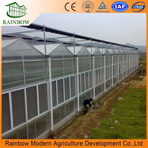 China 2019 New Design Polycarbonate Panels Greenhouses - China Glass ...