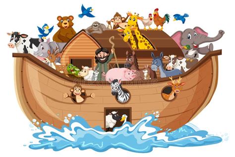 Noah's Ark Cartoon Stock Illustrations – 228 Noah's Ark Cartoon Stock ...