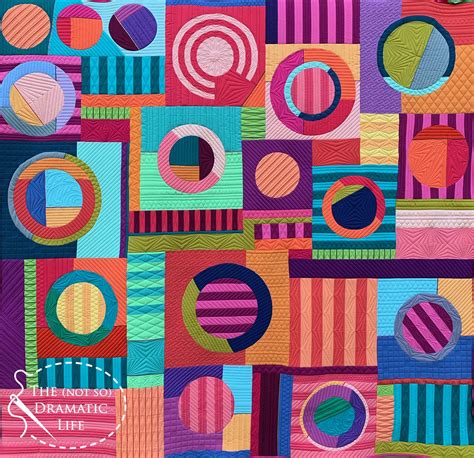 Machine Quilting the Circle Quilt – The (not so) Dramatic Life