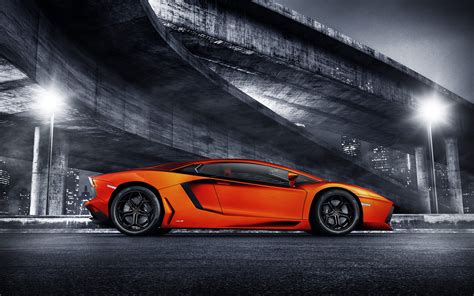 Orange Lamborghini Aventador Wallpaper | HD Car Wallpapers | ID #3444