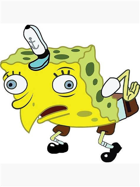 "Mocking Spongebob Meme" Poster for Sale by TotalBubble | Redbubble