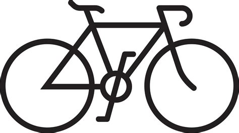 Simple Bicycle icon 4791314 Vector Art at Vecteezy