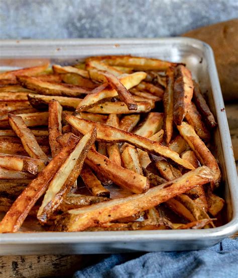 Crispy Baked French Fries (Oven Fries) - Mom On Timeout