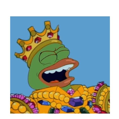 Laughing King Pepe, Meme Template : r/MemeEconomy