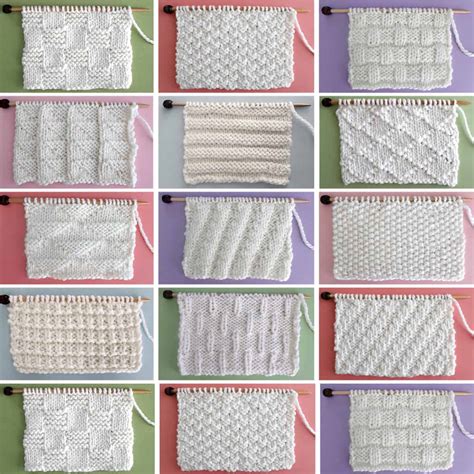 51 Knit Stitch Patterns for Beginning Knitters - Studio Knit