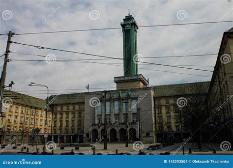 Ostrava City Hall in Czech Republic Editorial Stock Image - Image of ...