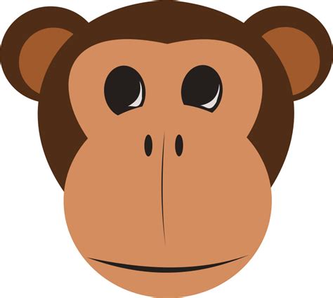 Monkey Face - Openclipart