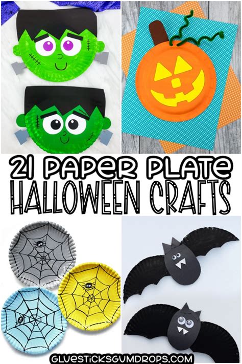 21 Fun Easy Paper Plate Halloween Crafts for Kids