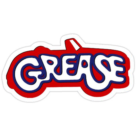 "Grease Logo" Stickers by RockabillyAnt | Redbubble