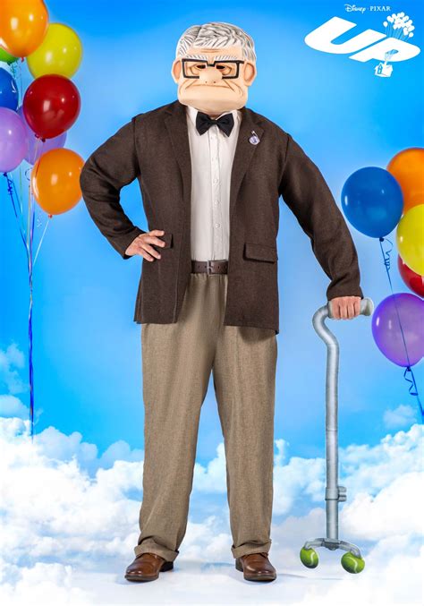 Men's Carl Disney UP Plus Size Costume