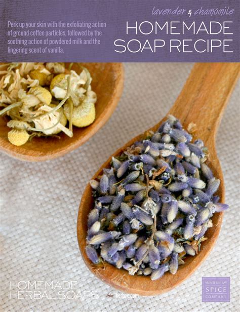 DIY Lavender and Chamomile Soap