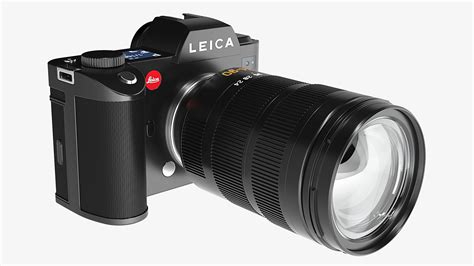 Leica SL Digital Camera with Optical Lens 3D model | CGTrader