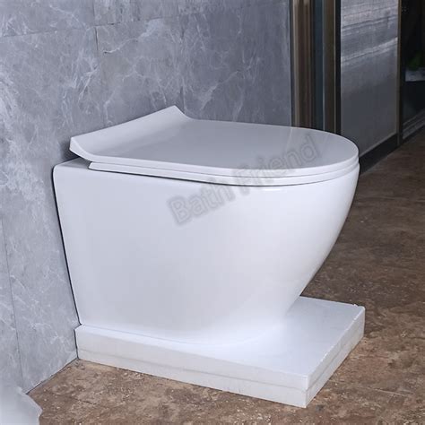 Bathroom Wall Hung Toilet Modern Design Rimless Wall Mounted Wc - China ...