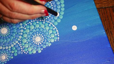 How to paint dot mandalas #30- The Mermaid | Mandala painting ...