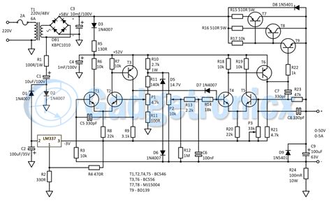 Power Supply Circuit Diagram 560 W