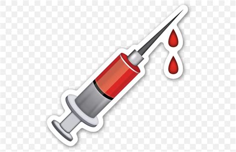 Emoji Syringe Sticker Hypodermic Needle Hand-Sewing Needles, PNG ...