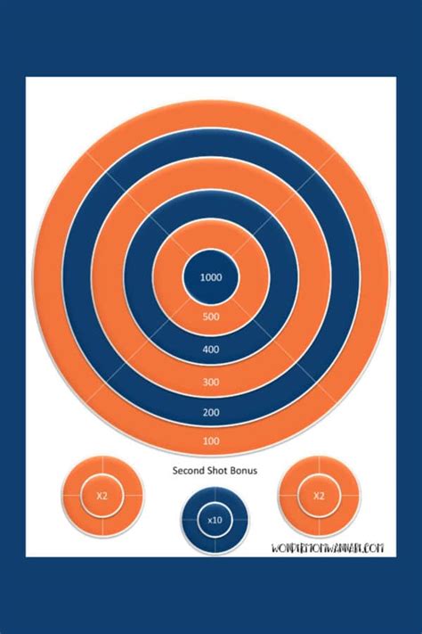 Nerf Gun Target Printable