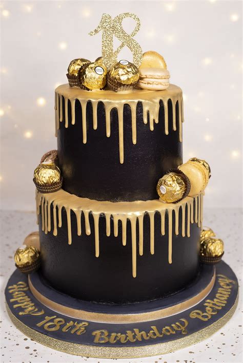 17+ Gold And Black Cake Ideas - MelakMekwail