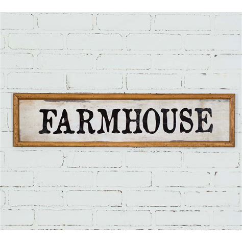 Farmhouse Wood Wall Sign