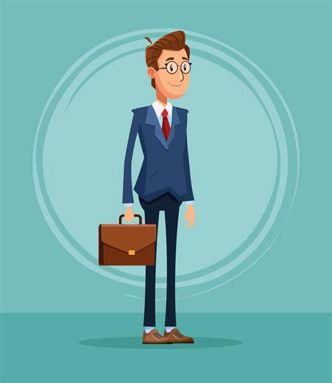 Businessman banker cartoon 658246 Vector Art at Vecteezy