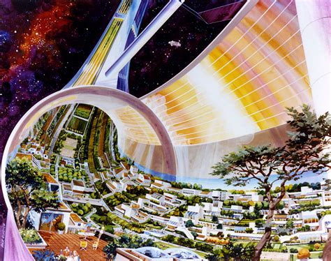 1970s Space Station Concept Art that Inspired ELYSIUM — GeekTyrant