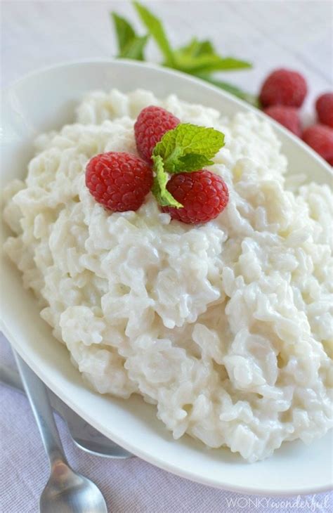 Dairy Free Rice Pudding Recipe - WonkyWonderful