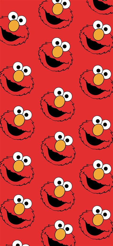 an image of sesame face on red background