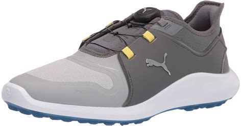 PUMA Ignite Fasten8 Disc Golf Shoe in Black for Men | Lyst