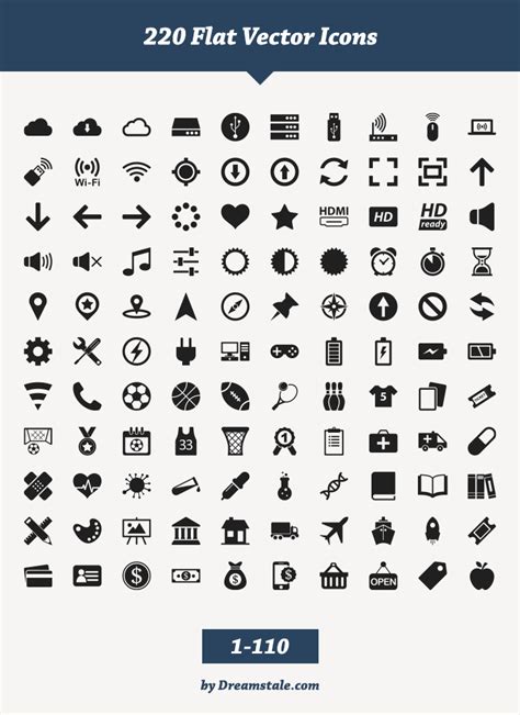 220 Vector Icons Freebie :: Behance