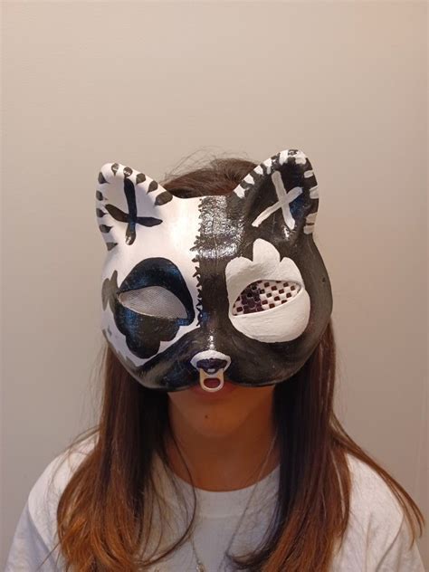 Cat Mask-Costplay-Therian Mask | Cat mask, Cat mask diy, Mask