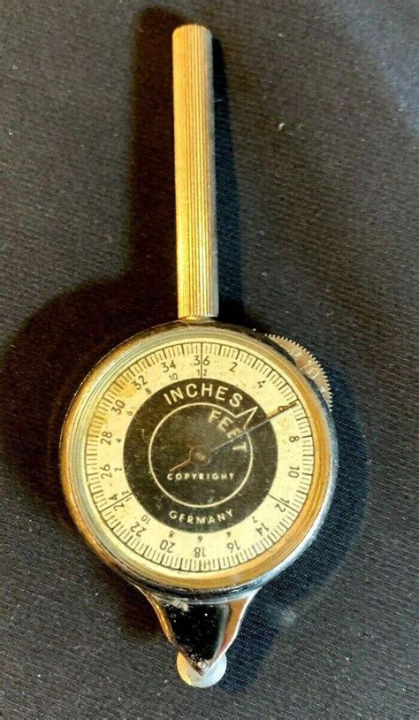 Vintage German Opisometer Map Measure Drafting Tool /Inch to Foot ...