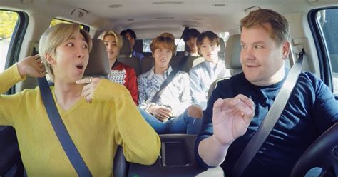 BTS’ Carpool Karaoke with James Corden ends with a super fun dance ...