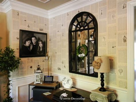 Forever Decorating!: Beautiful Book Page WALLS!