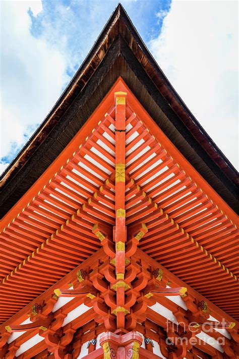 Pagoda roof structure, Miyajima Photograph by Lyl Dil Creations | Pixels