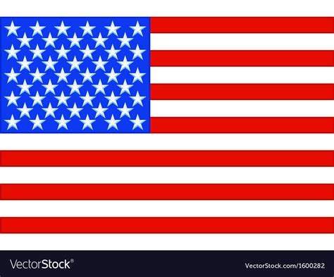 Usa flag Royalty Free Vector Image - VectorStock