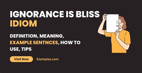 Ignorance is bliss Idiom - 19+ How to Use, PDF ,Tips