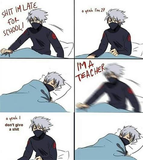 Pin By Stephanie Yeap On Kakashi Hatake Funny Naruto Memes Kakashi ...