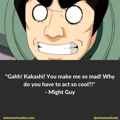 16+ Might Guy Quotes For Fans Of The Naruto Series!