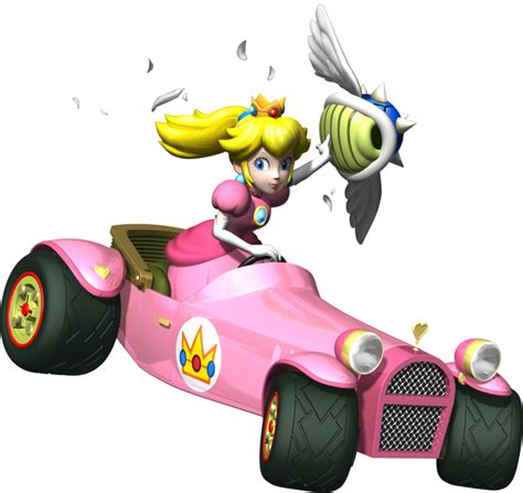 File:Princess Peach Spiny Shell Artwork - Mario Kart DS.png - Super ...