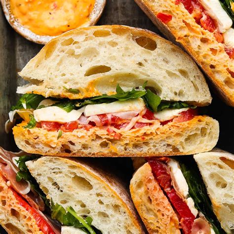 Prosciutto & Mozzarella Sandwiches | Lindsey Eats