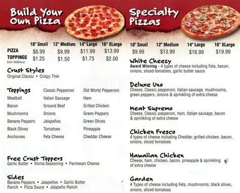 Marco's Pizza Menu, Menu for Marco's Pizza, Broomfield, Denver ...