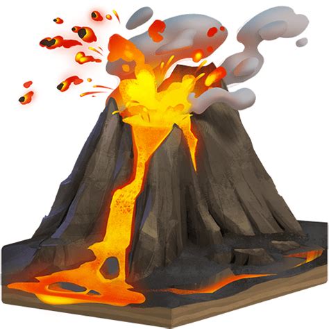 🌋 Volcano on Twitter Emoji Stickers 13.1