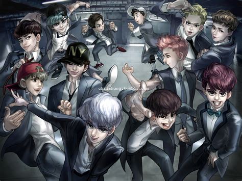 EXO - Growl by kimchii on DeviantArt