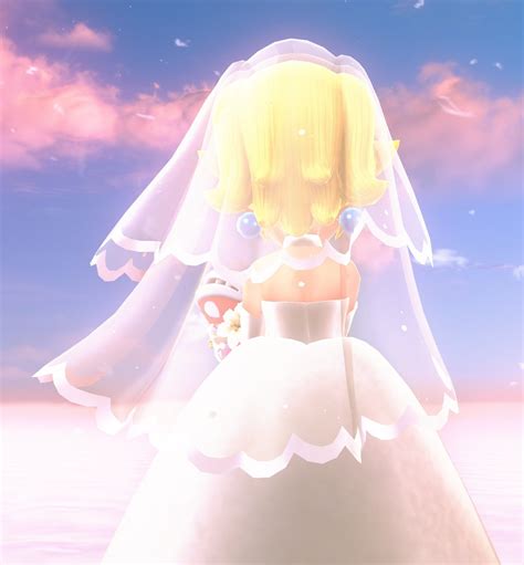 Another look at Peach's wedding dress in Super Mario Odyssey